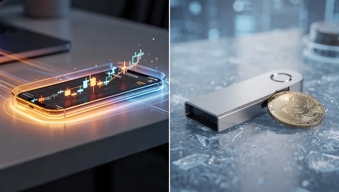 Hot wallet i cold wallet