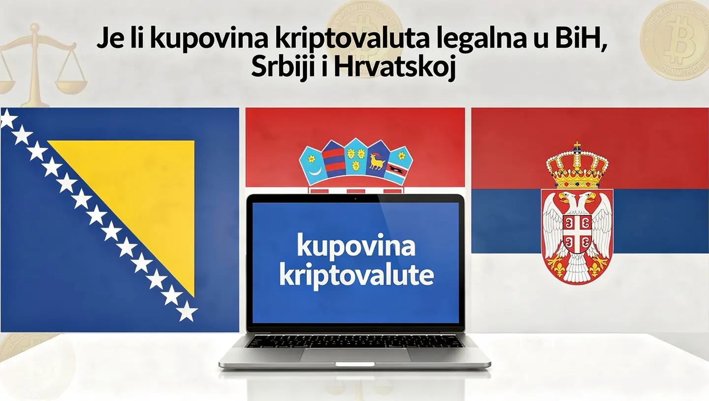 Je li kupovina kriptovaluta legalna u BiH, Srbiji i Hrvatskoj