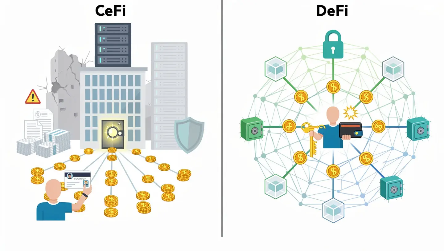 Šta je CeFi i po čemu se razlikuje od DeFi-ja