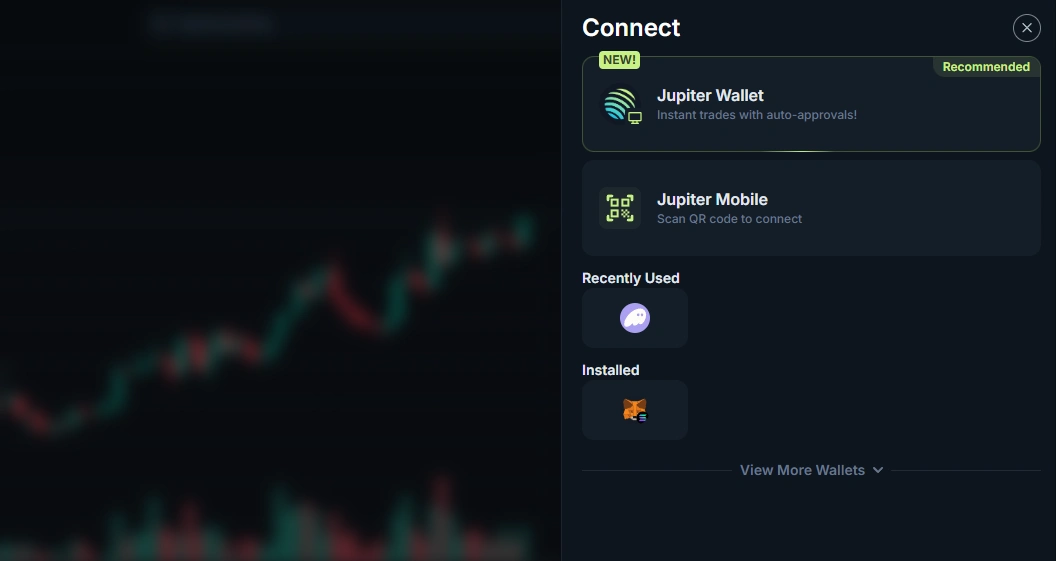 poveži novčanik s Jupiterom