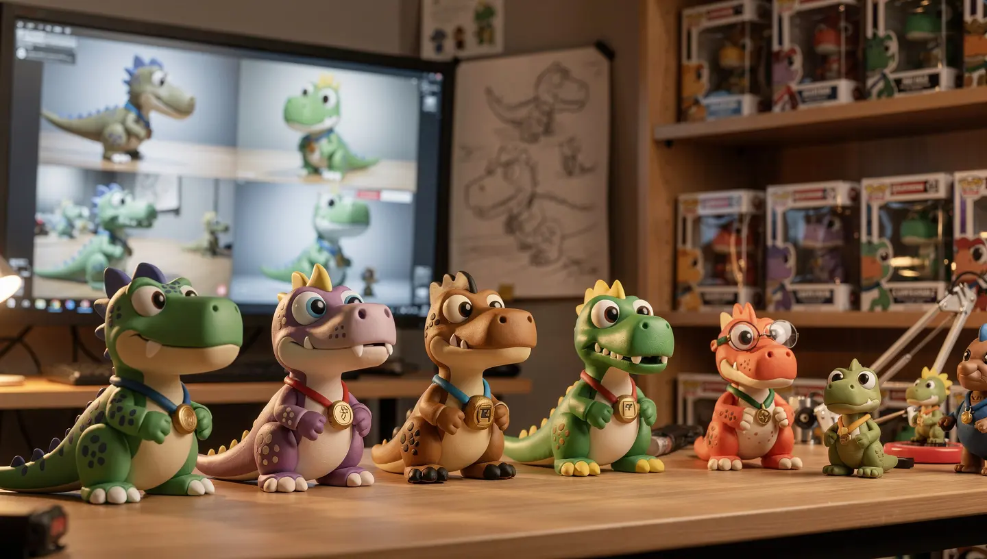 Claynosaurz 3D animirani dinosauri i fizičko kolekcionarstvo