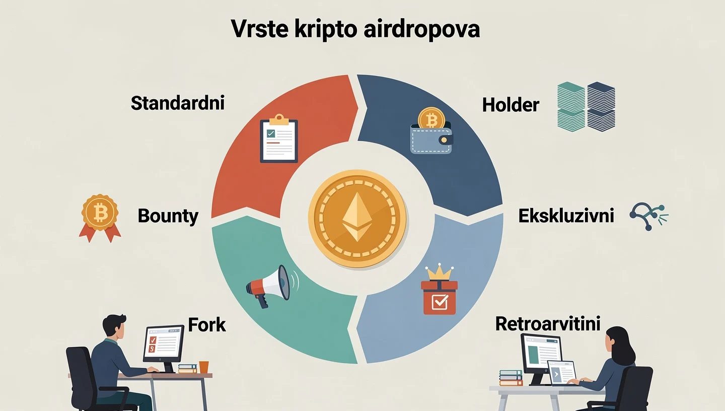 Vrste kripto airdropova