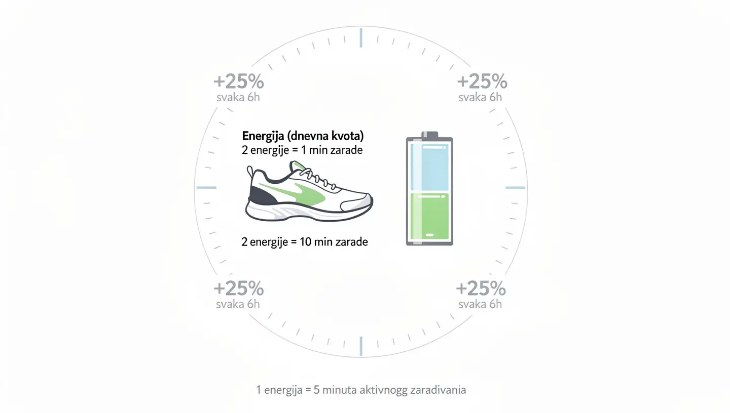 Energy sistem srce STEPN zarađivanja